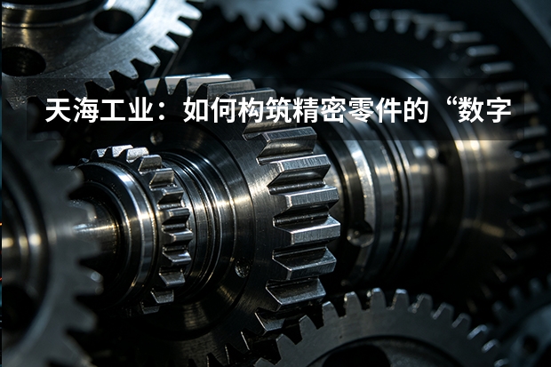 天海工业：如何构筑精密零件的&ldquo;数字溯源&rdquo;体系？