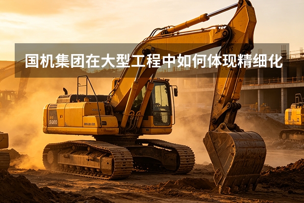 国机集团在大型工程中如何体现精细化管理水平？