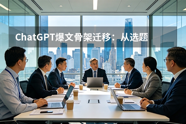 ChatGPT爆文骨架迁移：从选题到扩写的30分钟速成法