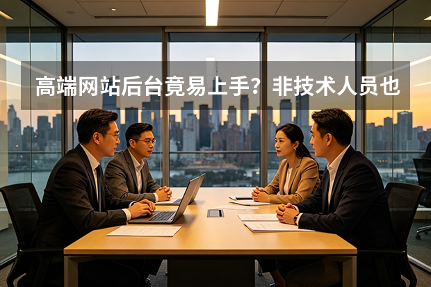 高端网站后台竟易上手？非技术人员也能自主维护