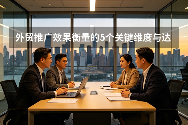 外贸推广效果衡量的5个关键维度与达标框架