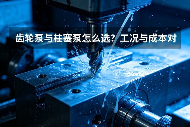 齿轮泵与柱塞泵怎么选？工况与成本对比