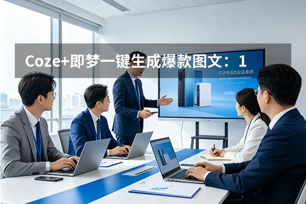 Coze+即梦一键生成爆款图文：1分钟打造公众号矩阵内容