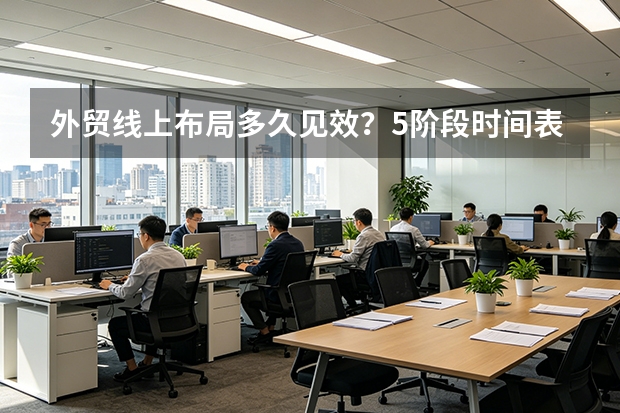 外贸线上布局多久见效？5阶段时间表+预算规划全解析