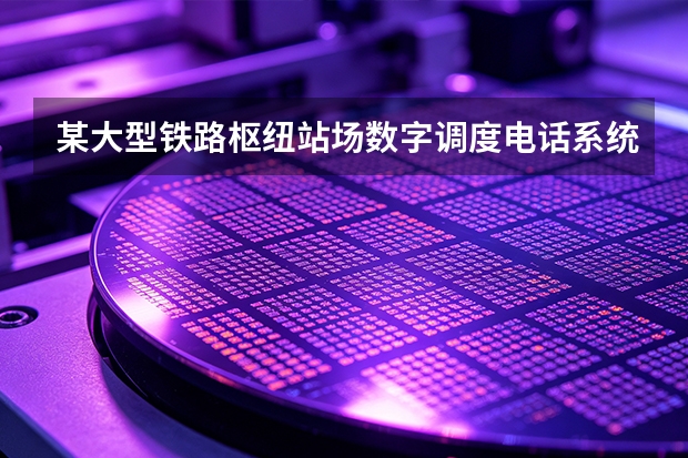 某大型铁路枢纽站场数字调度电话系统与无线对讲融合接入案例：工况、参数与运行结果