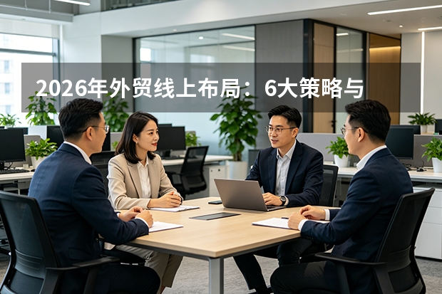 2026年外贸线上布局：6大策略与4个避坑要点