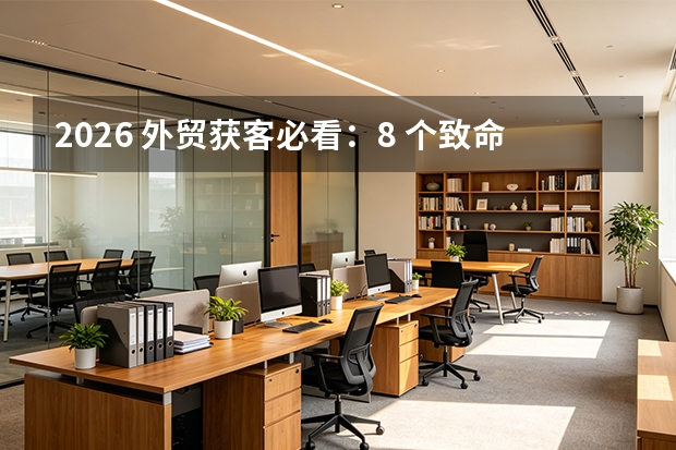 2026 外贸获客必看：8 个致命错误与修正方案