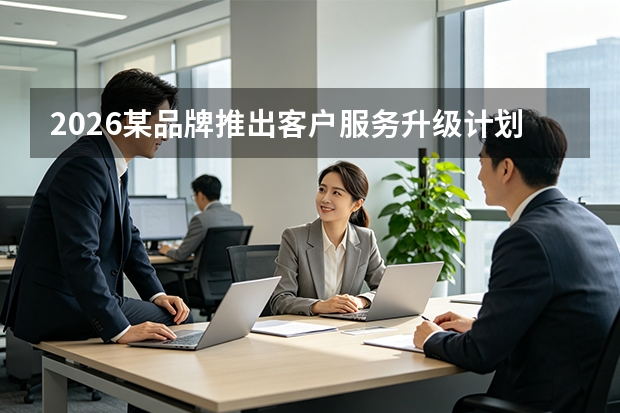 2026某品牌推出客户服务升级计划，提升中小企业服务体验