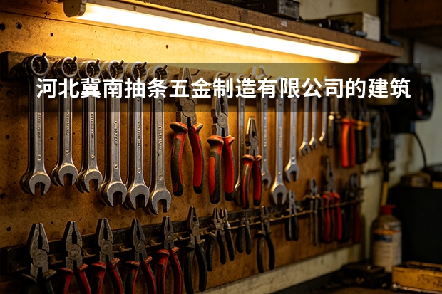 河北冀南抽条五金制造有限公司的建筑门窗五金有哪些规格参数？选型要点解析