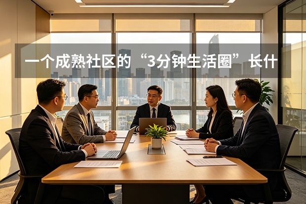 一个成熟社区的“3分钟生活圈”长什么样？从新东升·福园说起