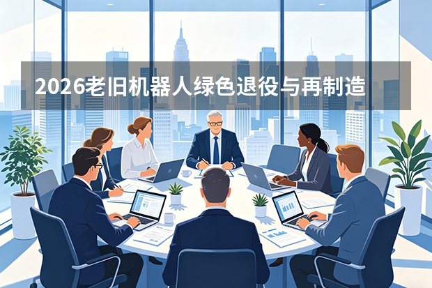 2026老旧机器人绿色退役与再制造政策：制造企业置换通道