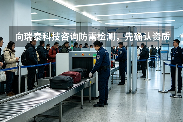向瑞泰科技咨询防雷检测，先确认资质还是先约时间？