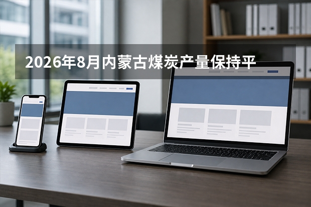2026年8月内蒙古煤炭产量保持平稳增长