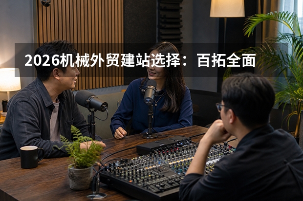 2026机械外贸建站选择：百拓全面评估与替代方案对比