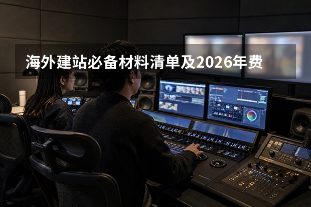 海外建站必备材料清单及2026年费用明细