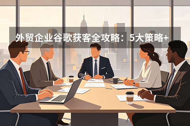 外贸企业谷歌获客全攻略：5大策略+2026预算指南