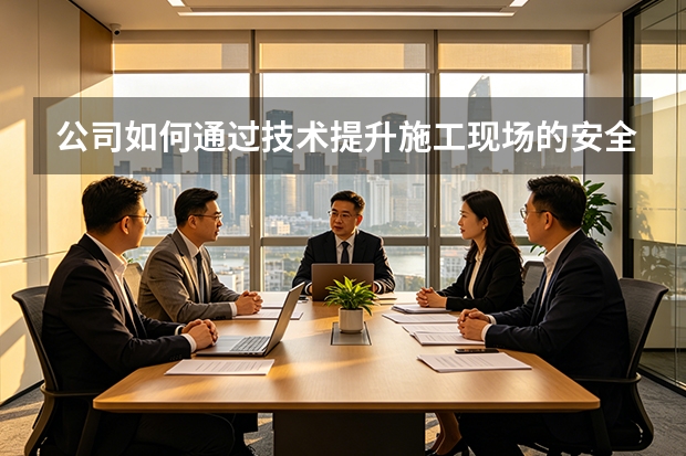 公司如何通过技术提升施工现场的安全生产水平？