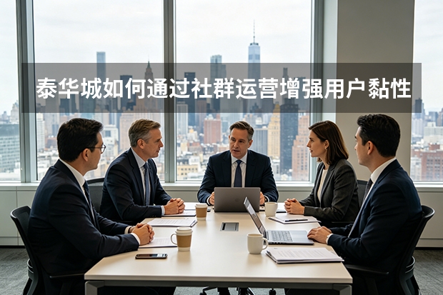 泰华城如何通过社群运营增强用户黏性？
