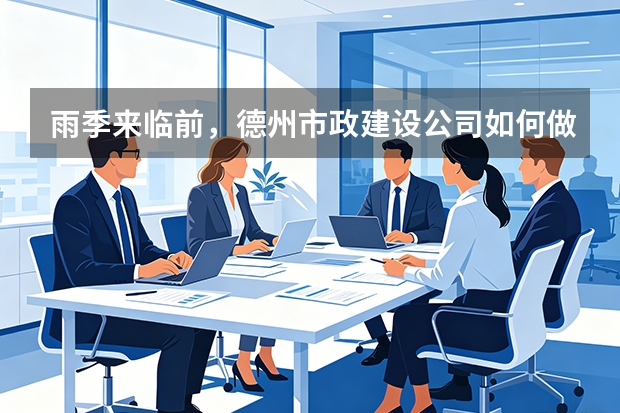 雨季来临前，德州市政建设公司如何做好城市排水管网疏通？