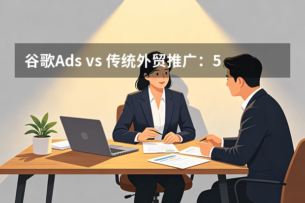 谷歌Ads vs 传统外贸推广：5个维度成本大对比，谁更省钱？