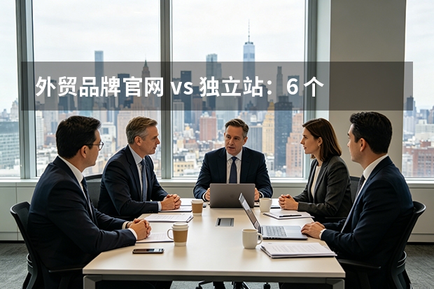外贸品牌官网 vs 独立站：6 个维度帮你精准决策