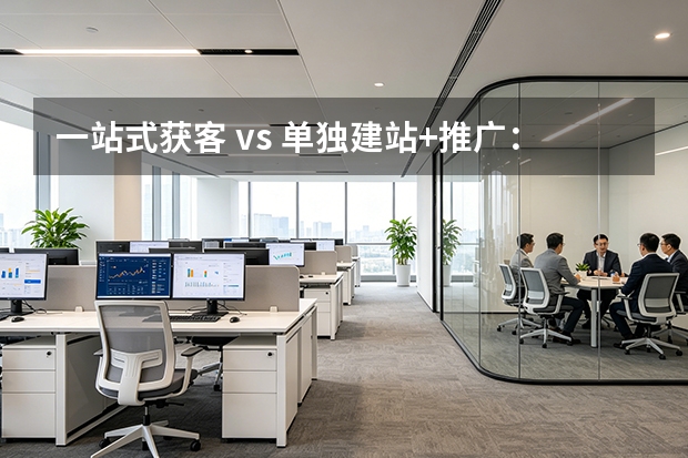 一站式获客 vs 单独建站+推广：5维度对比，中小外贸企业这么选